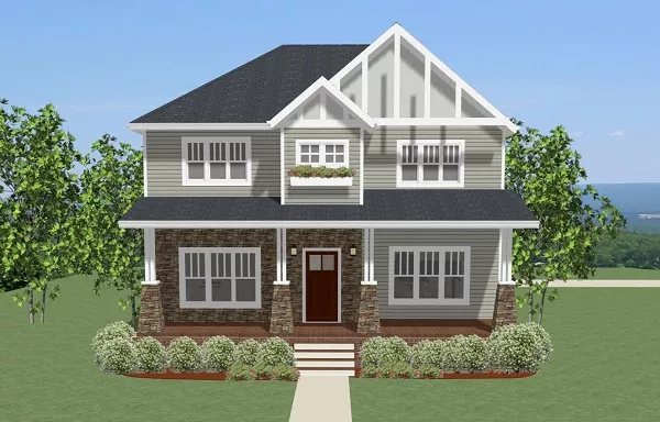 image of bungalow house plan 9636